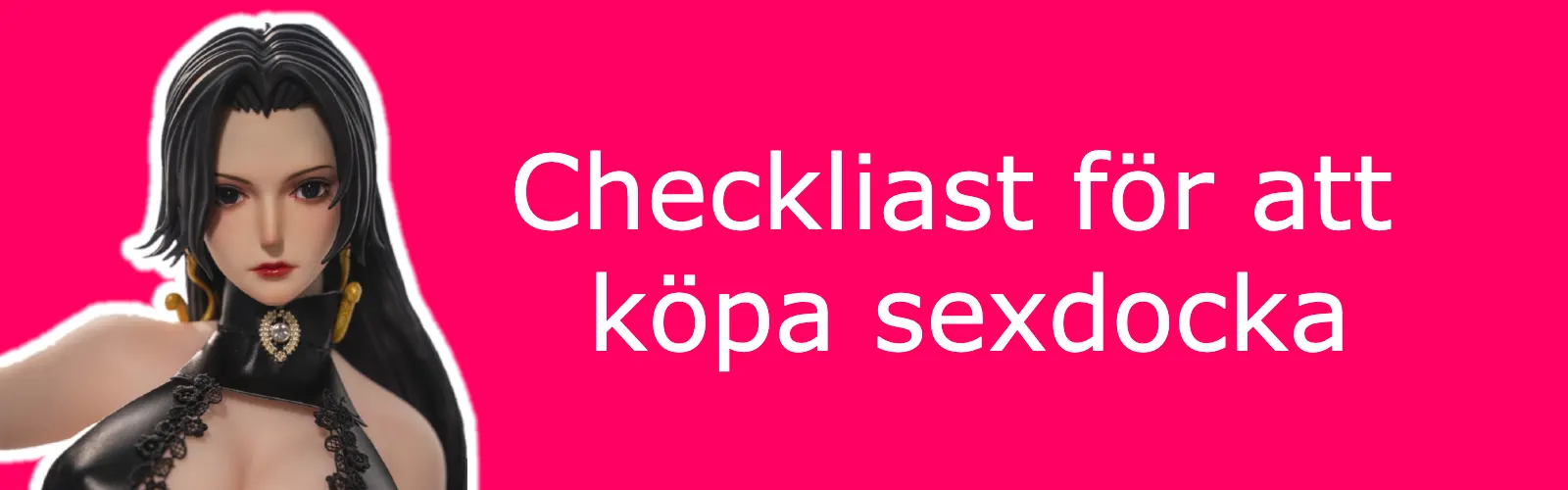 Checklista för köpa av Sexdocka